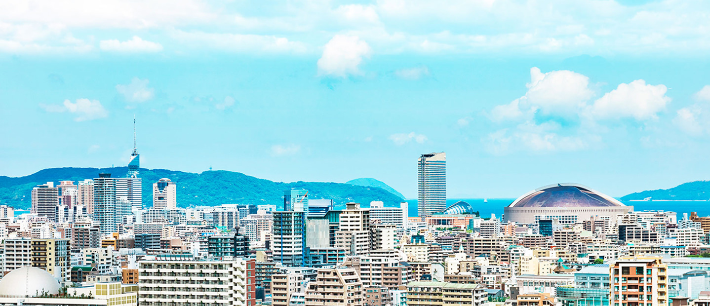福岡の町並み